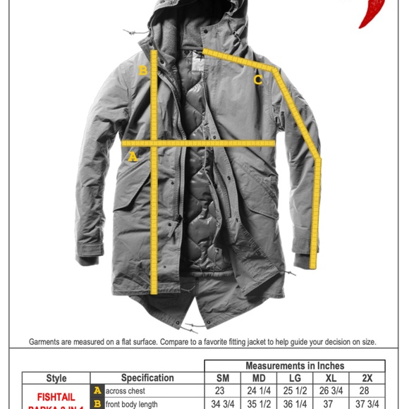 Relwen Fishtail Parka XL - Picture 6 of 6